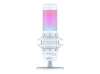 HP HyperX QuadCast S Microphone Stereo Omnidirectional Cardioid Bidirectional modes compatible PC Playstion and Mac White