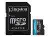 KINGSTON 64GB microSDXC Canvas Go Plus 170R A2 U3 V30 Card ADP