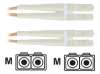 LC to LC multimode duplex patch cord, 1.6mm jacketed cable - 50/125μm, 1m