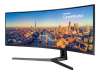 Монитор SAMSUNG LC49J890DKRXEN 49inch Curved VA LED FHD 3840x1080 32:9 144Hz 1ms DP/HDMI/USB Type C USB hub 3port VESA Speaker