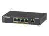 NETGEAR GS305P 5-Port Gigabit PoE Unmanaged Switch with 4 PoE ports desktop metal housing fanless PoE budget 63W