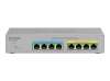 NETGEAR MS108EUP 8-Port Ultra60 PoE++ Multi-Gigabit 2.5G Ethernet Plus Switch with 230W PoE-Budget 1G/2.5G-Ports for WiFi-6-AP