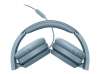 PHILIPS Headphones with mic blue 32mm speaker drivers for powerful and dynamic sound
