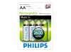 PHILIPS MULTILIFE AA 4-BLISTER NIMH 2600