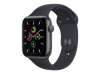 Смартчасовник APPLE Watch SE V2 GPS 44mm Space Gray Aluminium Case with Black Sport Band Regular