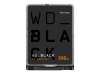 WD Black Mobile 500GB HDD 7200rpm SATA serial ATA 6Gb/s 64MB cache 2.5inch 7mm Heigth RoHS compliant internal Bulk
