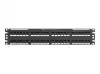 19 48 port 2U NetKey Category 5e preloaded 110 style punchdown patch panel, Ro