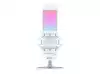 HP HyperX QuadCast S Microphone Stereo Omnidirectional Cardioid Bidirectional modes compatible PC Playstion and Mac White
