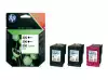 HP 300 3 - Pack Original Ink Cartridge Black (2) Tri Color (1) HP Deskjet