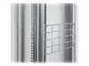 Horizontal side cable holder for free-standing racks, depth 800mm