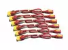 APC Power cable power IEC 60320 C13 locking to IEC 60320 C14 locking 60cm red pack of 6