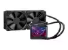 ASUS ROG Ryujin II 240 All-in-One liquid CPU cooler with 3.5inch color LCD Embedded pump fan and 2x Noctua iPPC 2000 PWM 120mm fans