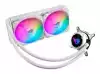ASUS ROG STRIX LC 240 RGB White Edition liquid CPU cooler with Aura Sync RGB and ASUS ROG 120mm ARGB radiator fan