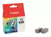 CANON BCI-15BK ink cartridge black standard capacity 2x5.3ml 2x121 pages 2-pack