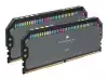 CORSAIR DOMINATOR PLATINUM RGB 32GB 2x16GB DDR5 5200MT/s DIMM Unbuffered 40-40-40-77 STD PMIC AMD EXPO Cool Grey Heatspreader 1.25V