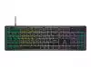 Corsair K55 CORE RGB Gaming Keyboard - Black, Fully customizable ten-zone RGB backlight, dedicated media control buttons