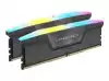 CORSAIR VENGEANCE RGB 32GB 2x16GB DDR5 6000MT/s DIMM Unbuffered 36-44-44-96 Std PMIC AMD EXPO Grey Heatspreader Black PCB 1.4V