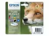 EPSON 2LB T1285 ink cartridge black and tri-colour standard capacity 5.9ml and 3 x 3.5ml 4-pack blister without alarm