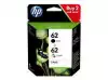 HP 62 original Ink cartridge N9J71AE Combo 2-Pack Standard Capacity Black and Colour cartridge