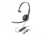 HP Poly Blackwire 3210 Monaural USB-C Headset +USB-C/A Adapter