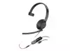 HP Poly Blackwire C5210 Blackwire 5200 series headset on-ear wired active noise cancelling 3.5mm jack USB-C black BULK