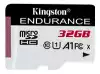 Kingston 32GB microSDHC Endurance 95R/30W C10 A1 UHS-I Card Only