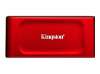 KINGSTON XS1000R 1TB SSD Pocket-Sized USB 3.2 Gen 2 External Solid State Drive Red