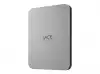 LACIE Mobile Drive HDD USB-C 2TB 2.5inch Moon Silver with USB-C cable