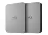 LACIE Mobile Drive HDD USB-C 5TB 2.5inch Moon Silver with USB-C cable