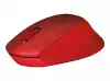 LOGITECH M330 SILENT PLUS Mouse 3 buttons wireless 2.4 GHz USB wireless receiver red