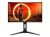 Монитор AOC LED C27G1 Curved Gaming (27“, 16:9, 1920x1080, VA, 144Hz, 250  cd/m², 3000:1, 80M:1, 1 ms, 178/178°, VGA, 2xHDMI, DP, Audio OUT, Tilt: -5/+35°, Swivel, Tilt, H. Adjust, VESA, Ergonomic, Borderless) Black-Red, 3y