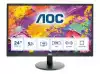 Монитор AOC LED M2470SWH (23.6'', 16:9, 1920x1080, MVA, 250 cd/m2, 50M:1, 5 ms, 178/178°, VGA, 2x HDMI, Speakers, Tilt: -5 to +25°) Black, 3y