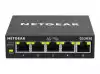 NETGEAR 5-Port Gigabit Ethernet Smart Managed Plus Switch for SMB Metal Case Desktop Fanless