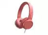 PHILIPS Headphones with mic pink 32mm speaker drivers for powerful and dynamic sound