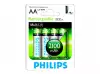 PHILIPS Rechargeable battery AA 2100 mAh 4-blister