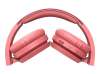 PHILIPS Wireless On Ear Headphone with mic 32mm drivers/closed-back red