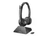 POLY Savi 8220 UC S8220-M C COMPUTER MICROSOFT CERTIFIED D200 USB-A OTH OVER-THE-HEAD STEREO DECT HEADSET UK/EURO/AUS/NZ