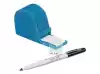 Self-laminating wire marker dispenser, 200 labels 25.40 x 31.75mm, with pen, max