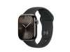 Смартчасовник Apple Watch S10 Cellular 42mm Slate Titanium Case with Black Sport Band - S/M