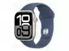 Смартчасовник APPLE Watch S10 Cellular 42mm Silver Alu Case with Denim Sport Band SM