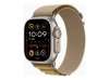 Смартчасовник APPLE Watch Ultra2 v2 Cellular 49mm Natural Titanium Case with Tan Alpine Loop S