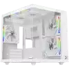 Aqua M Lite Arctic (WH, MATX, U3x1 & U2x1, 2PCS TG, 4PCS G22A Arctic Reverse & 1PC G22A Arctic,ARGB Remote Control Box)