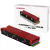 AXAGON CLR-M2 passive - M.2 SSD, 80mm SSD, ALU body, silicone thermal pads