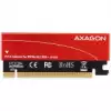 AXAGON PCEM2-S PCI-E 3.0 16x - M.2 SSD NVMe, up to 80mm SSD, low profile, cooler