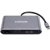 CANYON hub DS-14 8in1 4k USB-C Dark Grey