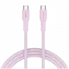 CANYON cable OnWire 60CL C-C 60W COLOR Braided 1m Pink