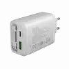 CANYON charger OnCharge 65RC Build-In Cable USB-C 65W 1xPD 1xQC EU White