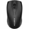 CANYON MW-7, 2.4Ghz wireless mouse, 6 buttons, DPI 800/1200/1600, with 1 AA battery ,size 110*60*37mm,58g,black