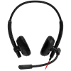 CANYON PC headset HS-07 PC Mic 3.5/USB Flat 2.8m Black