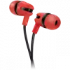 CANYON headphones SEP-4 Mic Flat 1.2m Red